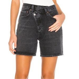 Agolde Criss Cross Short in Photogram